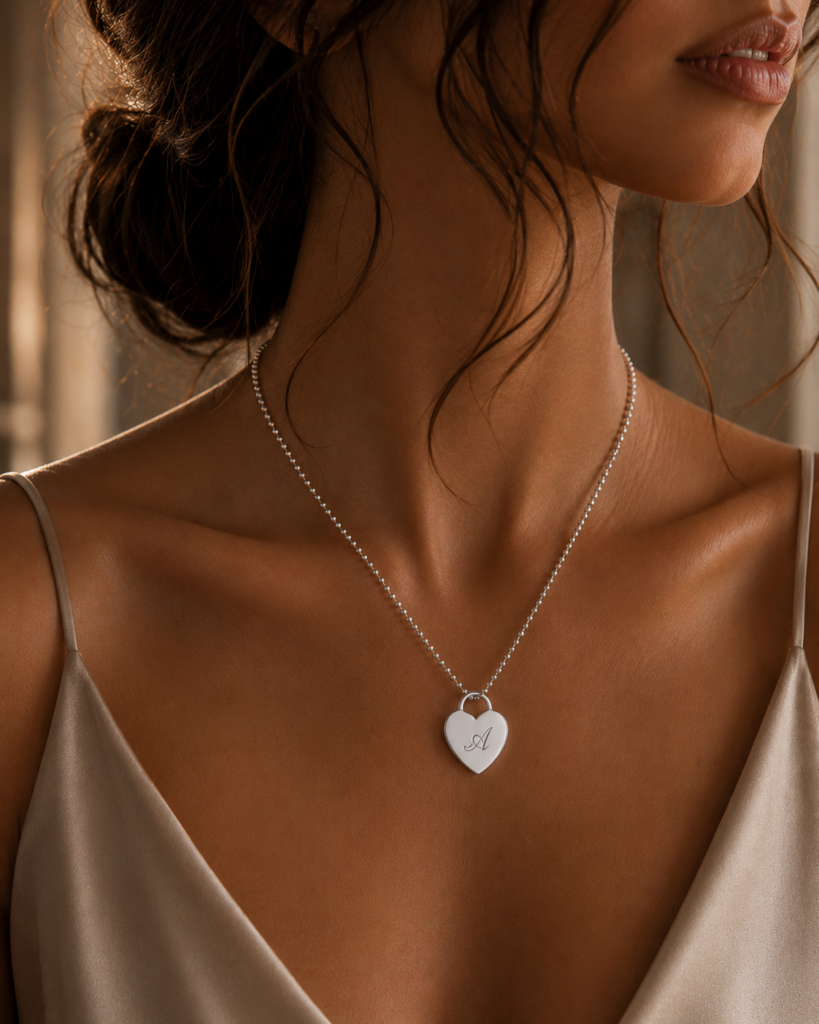 Kette „Ana Maria“ aus 925 Sterling Silber, mit Gravur