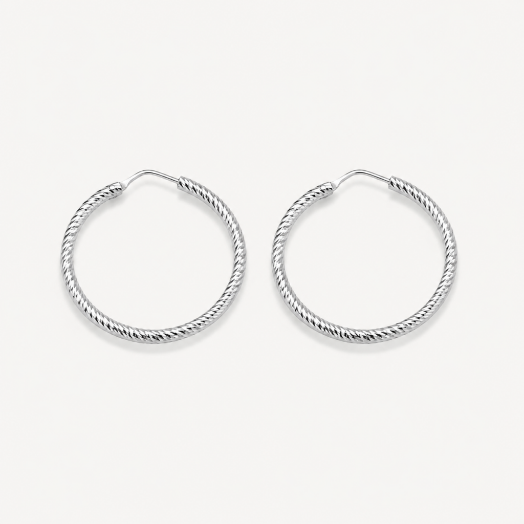 Creolen "London" aus 925 Sterling Silber