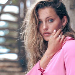 Alternative view of Ring Kleeblatt Flore 925 Sterling Silber Zirkonia