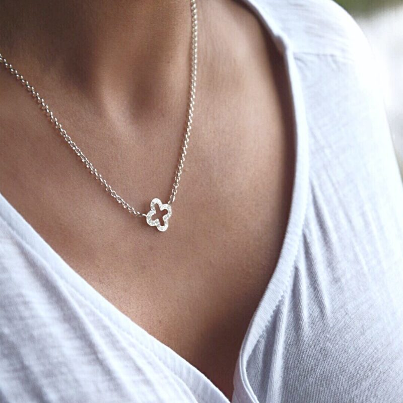 Alternative view of Kette "Florentine" aus 925 Sterling Silber mit Zirkonia