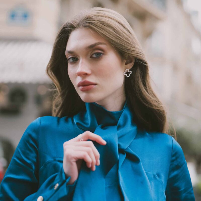 Alternative view of Ohrringe "Sister Flore" aus 925 Sterling Silber