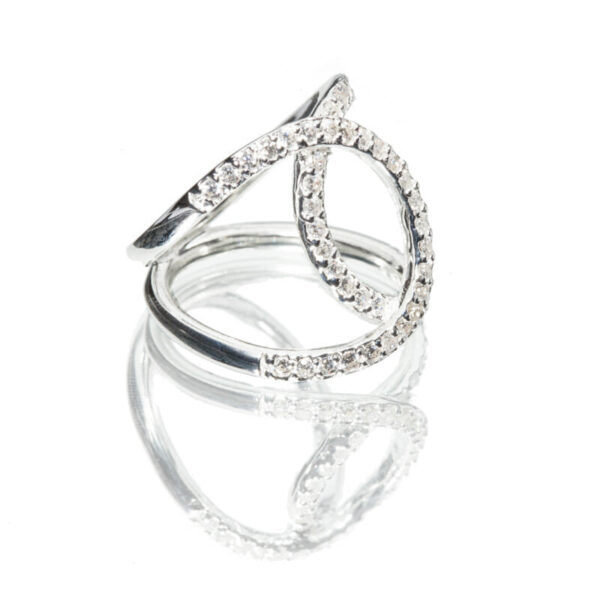 Alternative view of Ring "Icon" aus 925 Sterling Silber mit Zirkonia
