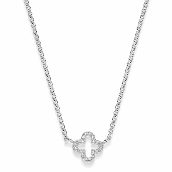 Kette "Florentine" aus 925 Sterling Silber mit Zirkonia