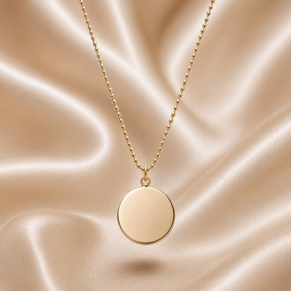 Kette „Aylin“ aus 925 Sterling Silber, goldplattiert, mit Gravur