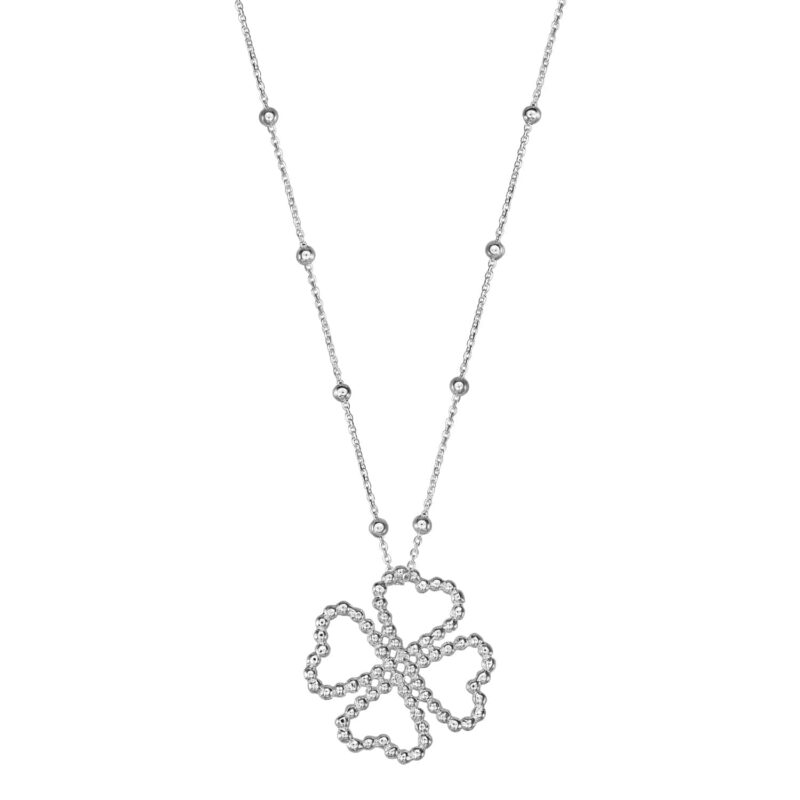 Alternative view of Kette Kleeblatt Leona 925 Sterling Silber