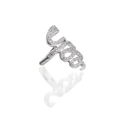 Alternative view of Ring Schlange Malaysia 925 Sterling Silber Zirkonia