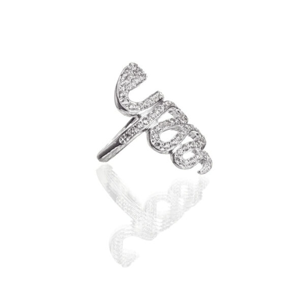 Alternative view of Ring "Malaysia" aus 925 Sterling Silber mit Zirkonia