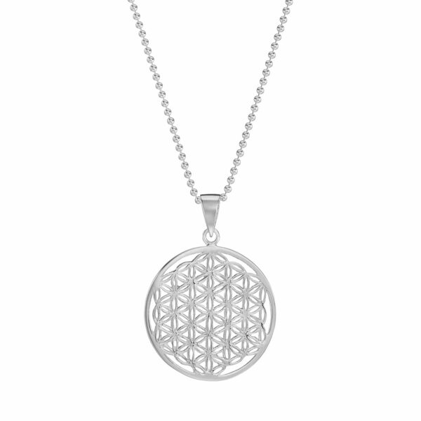 Kette Blume des Lebens 925 Sterling Silber