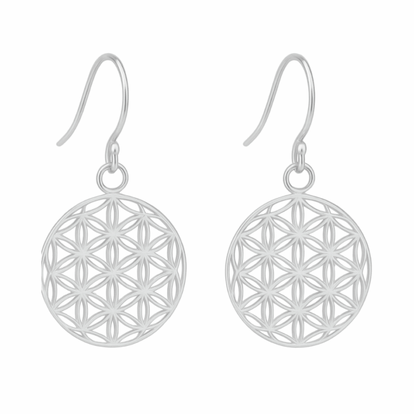 Ohrhänger „Blume des Lebens No. 2“ aus 925er Sterling Silber