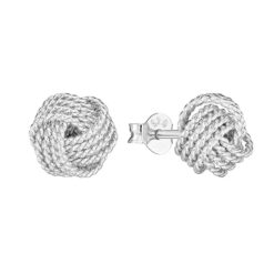 Ohrringe Knoten Eva 925 Sterling Silber