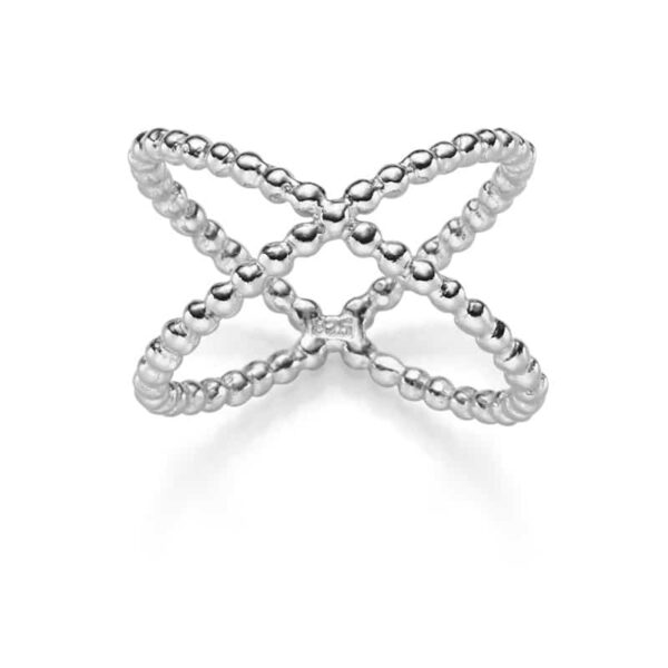 X Ring "Spectre" aus 925 Sterling Silber