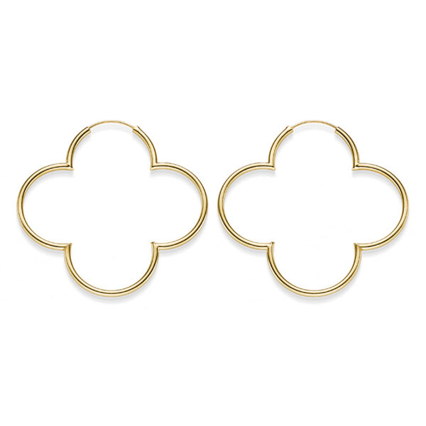 CREOLEN KLEEBLATT COLUMBIANA 925′ GOLDPLATTIERT