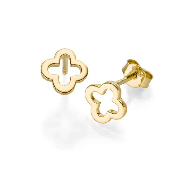 Ohrringe "Sarah" aus 925 Sterling Silber, goldplattiert