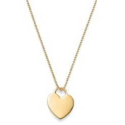 Kette Herz Ana Maria 925' goldplattiert mit Gravur