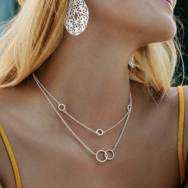 Alternative view of Kette "Emalia" aus 925 Sterling Silber