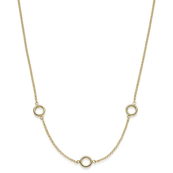 Kette "Larissa" aus 925 Sterling Silber, goldplattiert