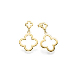 Ohrringe Samantha 925 goldplattiert KLEIN