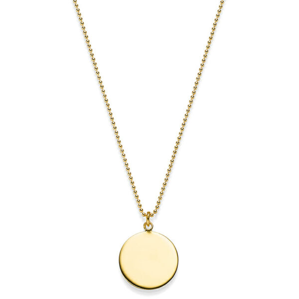 KETTE AYLIN 925′ GOLDPLATTIERT MIT GRAVUR