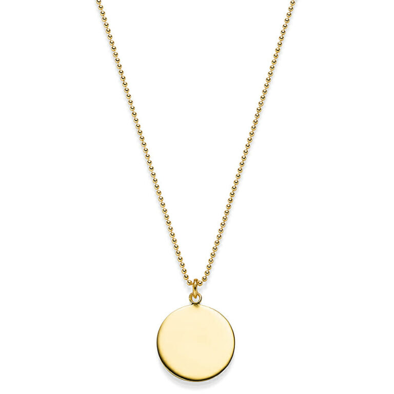 KETTE AYLIN 925′ GOLDPLATTIERT MIT GRAVUR