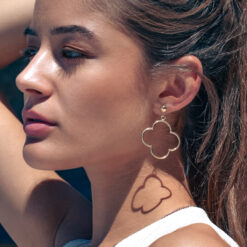 Alternative view of Ohrringe Firenze 925 Sterling Silber goldplattiert