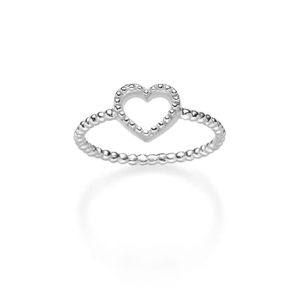 Ring Herz Maria 925' silber