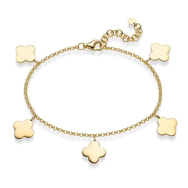 Armband „Carry“ (groß) aus 925er Sterling Silber, goldplattiert