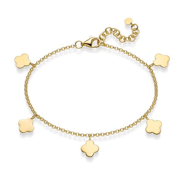Armband „Carry“ (klein) aus 925er Sterling Silber, goldplattiert