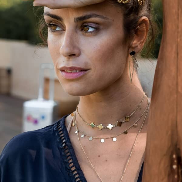Alternative view of Kette Jerusalem 925 Sterling Silber goldplattiert