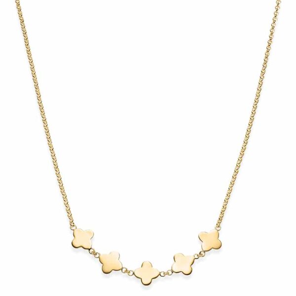 Chokerkette "Adonia" aus 925 Sterling Silber, goldplattiert
