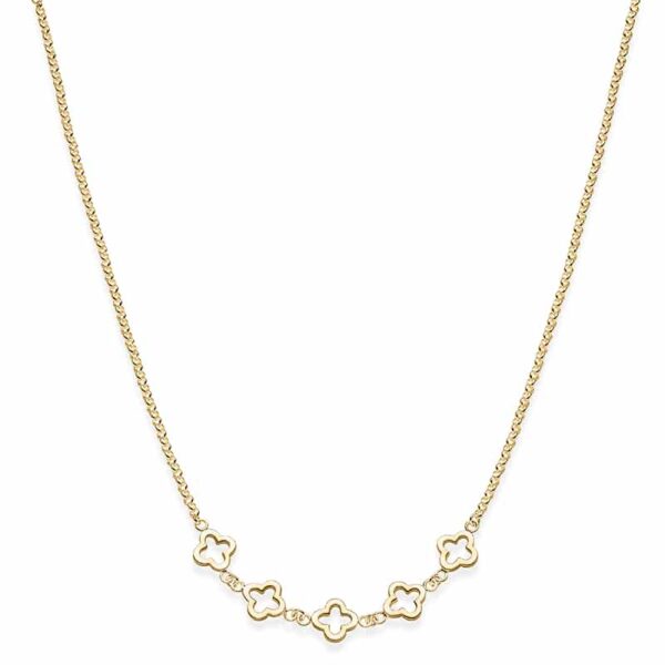 Chokerkette "Sarah" aus 925 Sterling Silber, goldplattiert