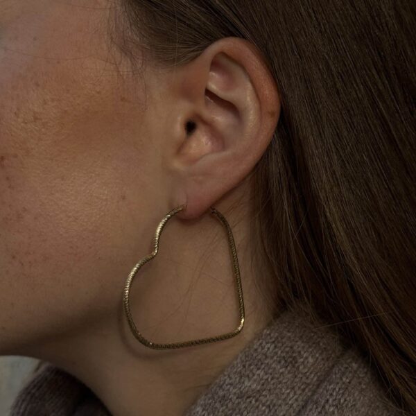Alternative view of Ohrringe "Laya" aus 925 Sterling Silber, goldplattiert