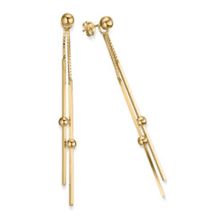 Ohrringe Laura 925 Sterling Silber goldplattiert