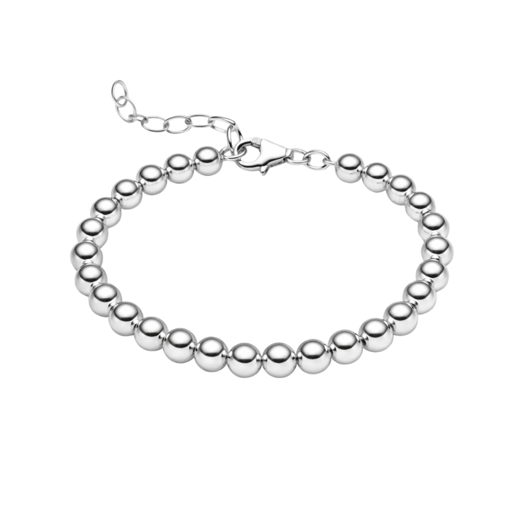 Kugelarmband „Camila“ 6 mm aus 925er Sterling Silber