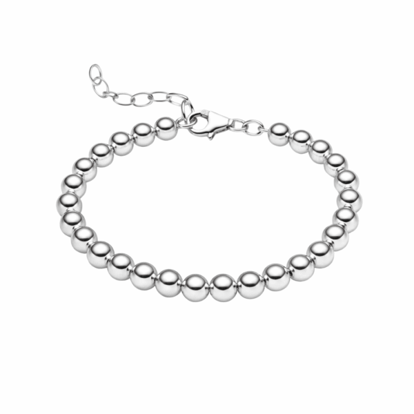 Kugelarmband „Camila“ 6 mm aus 925er Sterling Silber