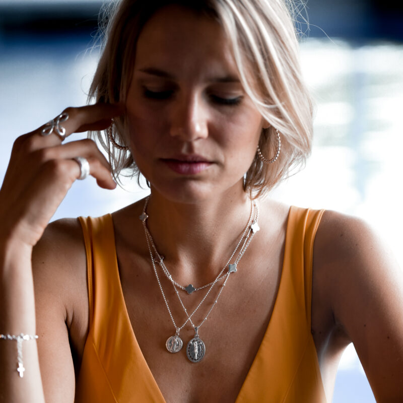 Alternative view of Kette Jerusalem 925 Sterling Silber