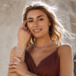 Alternative view of Y-Kette Yade 925 Sterling Silber