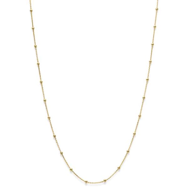 Kette Dots 925 Sterling Silber goldplattiert