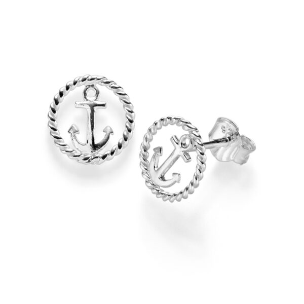 Ohrringe Anker Santorini 925′ SilberOhrringe Anker Santorini 925′ Silber