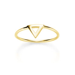 Ring Chiara 925 Sterling Silber goldplattiert