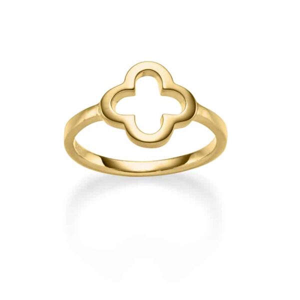 Ring "Ilaria" aus 925 Sterling Silber, goldplattiert