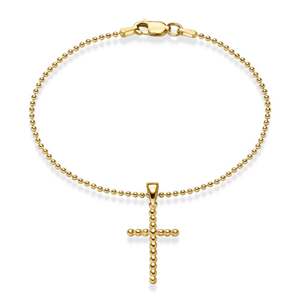 Armband "Madonna" aus 925 Sterling Silber, goldplattiert