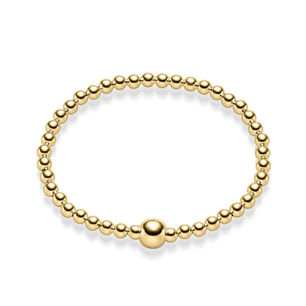 Kugelarmband "Zoe" aus 925 Sterling Silber, goldplattiert