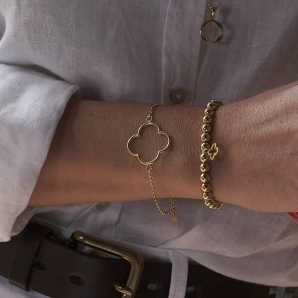 Alternative view of Armband „Columbiana“ aus 925er Sterling Silber, goldplattiert