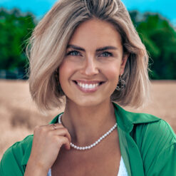 Alternative view of Perlenkette Minea 925 Sterling Silber