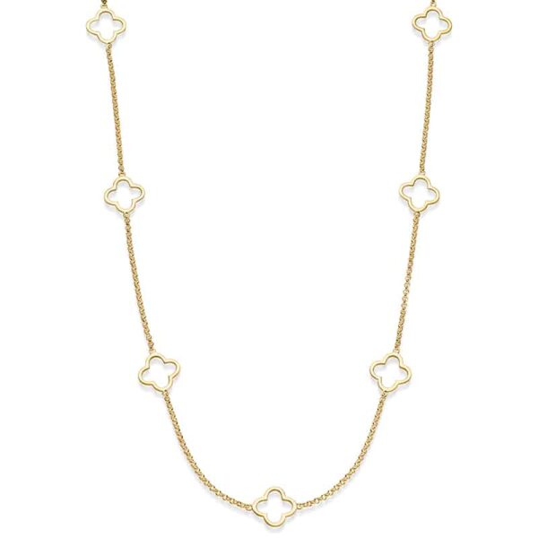 Kette „Vita“ kurz aus 925er Sterling Silber, goldplattiert