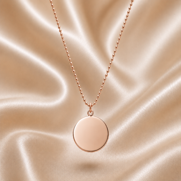 Kette „Aylin“ aus 925 Sterling Silber, roségoldplattiert, mit Gravur