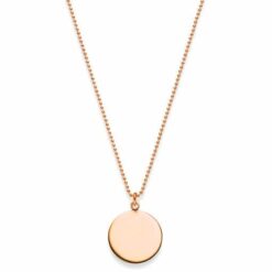 Kette Aylin 925 Sterling Silber roségoldplattiert mit Gravur
