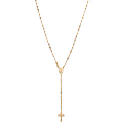 Kette Rosenkranz Sicilia 925 Sterling Silber goldplattiert