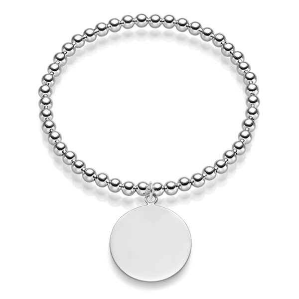 Kugelarmband "Aylin" aus 925 Sterling Silber mit Gravur