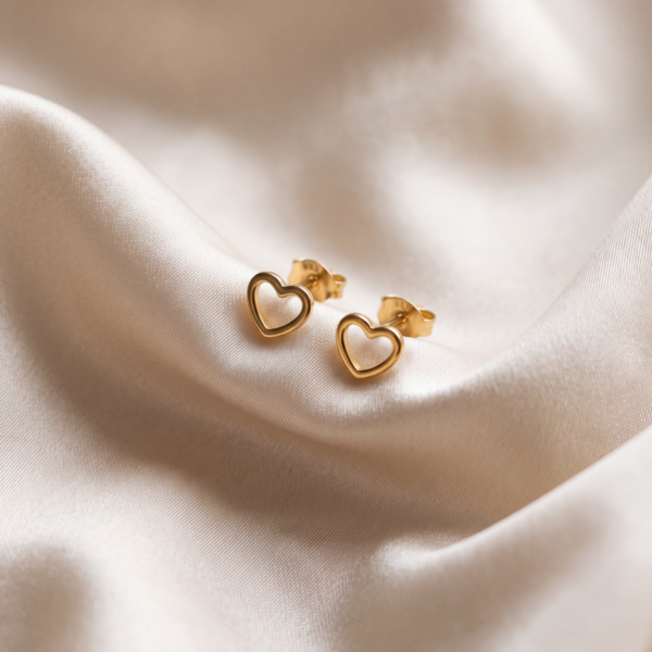 Ohrringe "Gracja" aus 925 Sterling Silber, goldplattiert